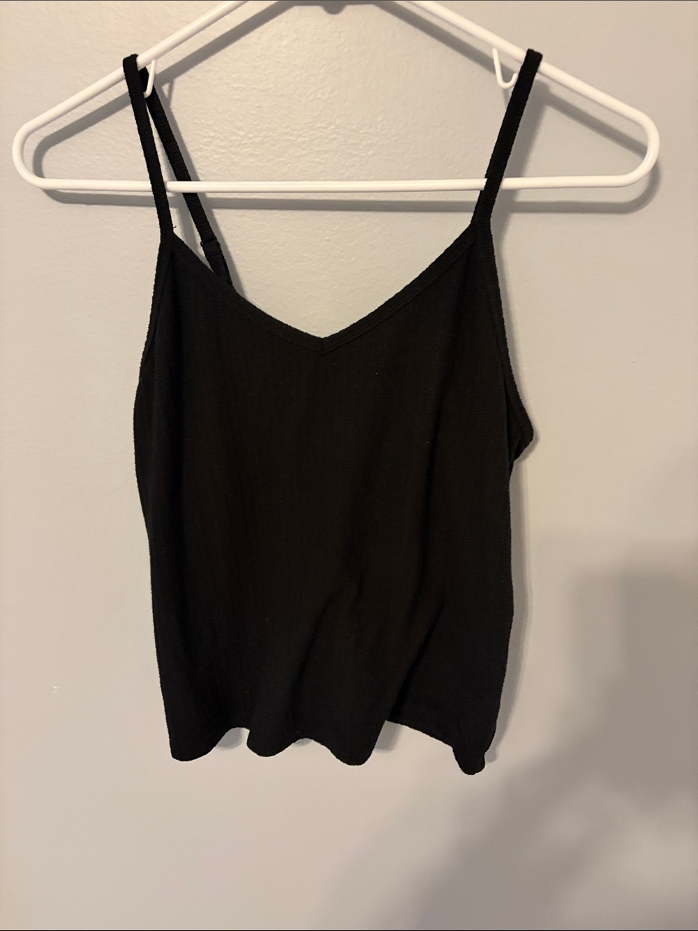 SO Black V-Neck Ribbed Camisole